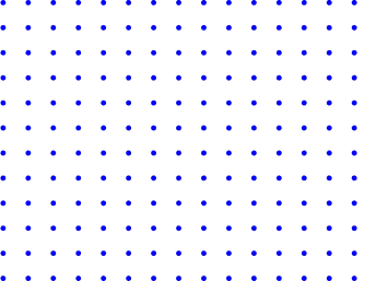 Patrón decorativo de puntos